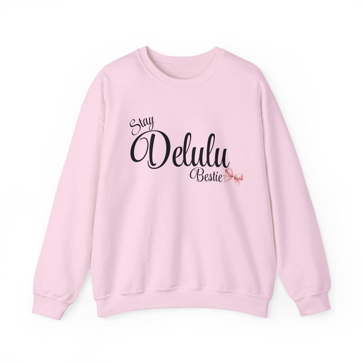 Delulu trendy middle school boy and girl Unisex Heavy Blend™ Crewneck Sweatshirt.delulu style shirt coquette .sweatshirts for boys girl birthday Christmas
