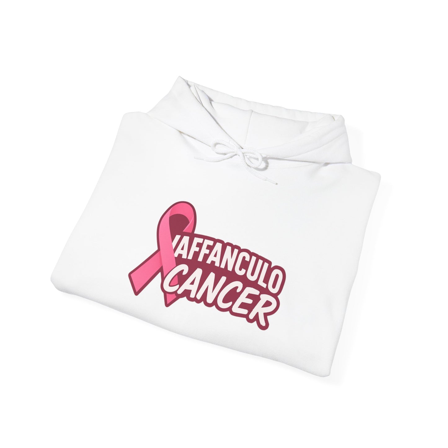Supportive Cancer Awareness Hoodie - Affanculo Cancer, Gifts for Fighters, Breast Cancer Awareness, Motivational Sweatshirt, Cozy Hoodie