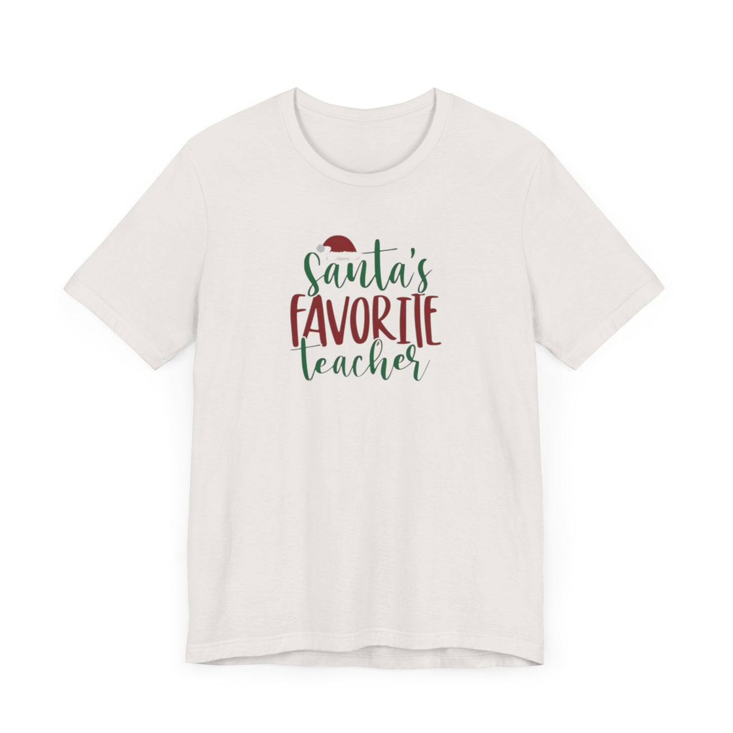 Teacher shirt Santa favorite teacher shirt, Christmas Gift Teacher, male and female Christmas teacher shirt,Teachers Life Shirt,Teacher Life