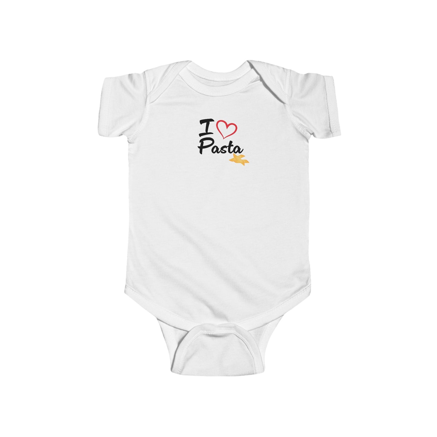 I love pasta Italian inspired Infant Fine Jersey Bodysuit, funny baby body suit, baby shower and newborn gifts