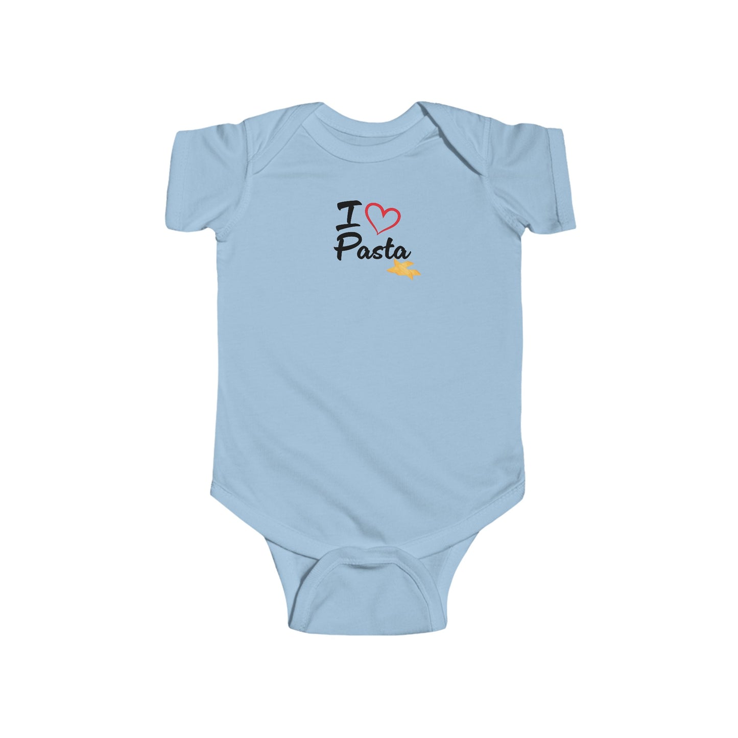 I love pasta Italian inspired Infant Fine Jersey Bodysuit, funny baby body suit, baby shower and newborn gifts