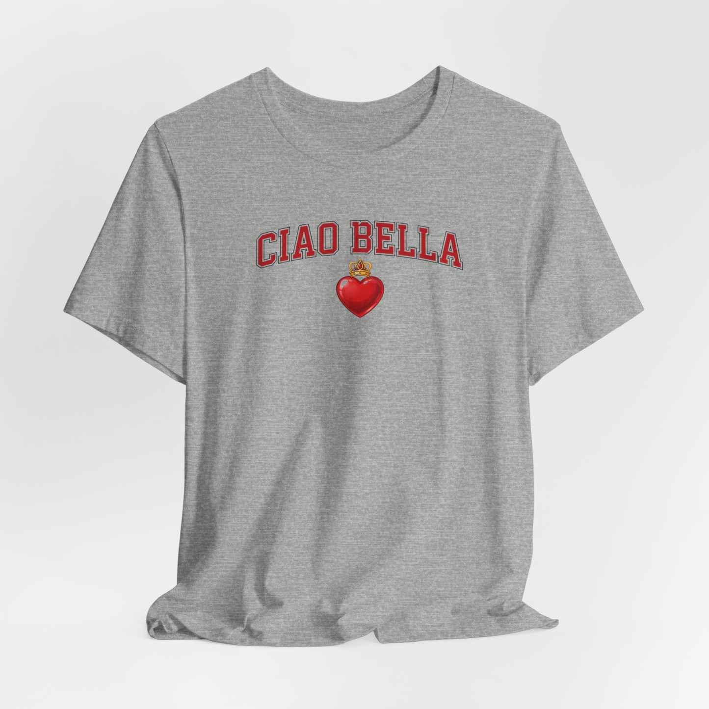 Ciao Bella Tee — Italian Heart Graphic T-Shirt