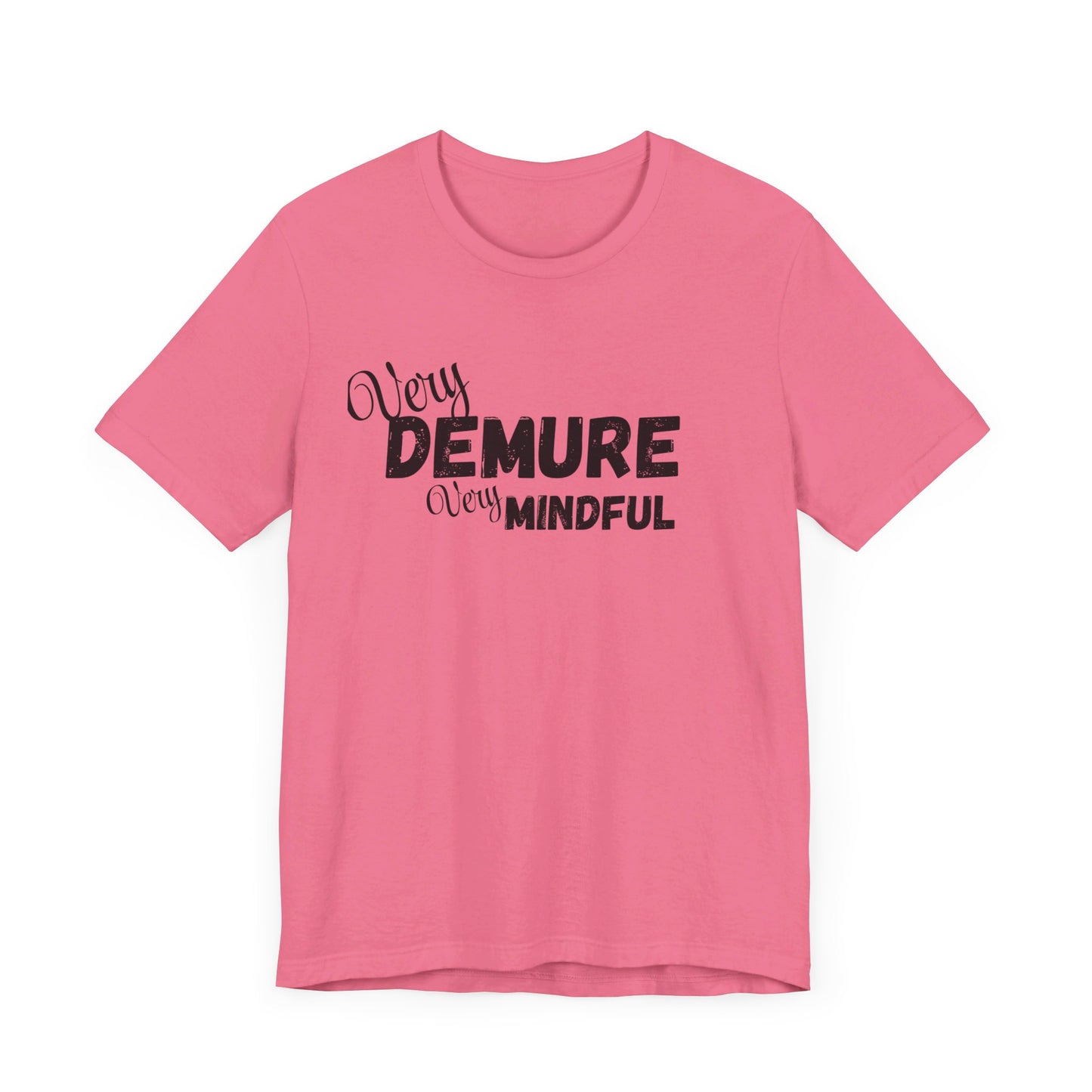 Very demure very mindful cutesy Short Sleeve Tee, tik tok trend shirt, perfect for back to school teen birthdays and Christmas
