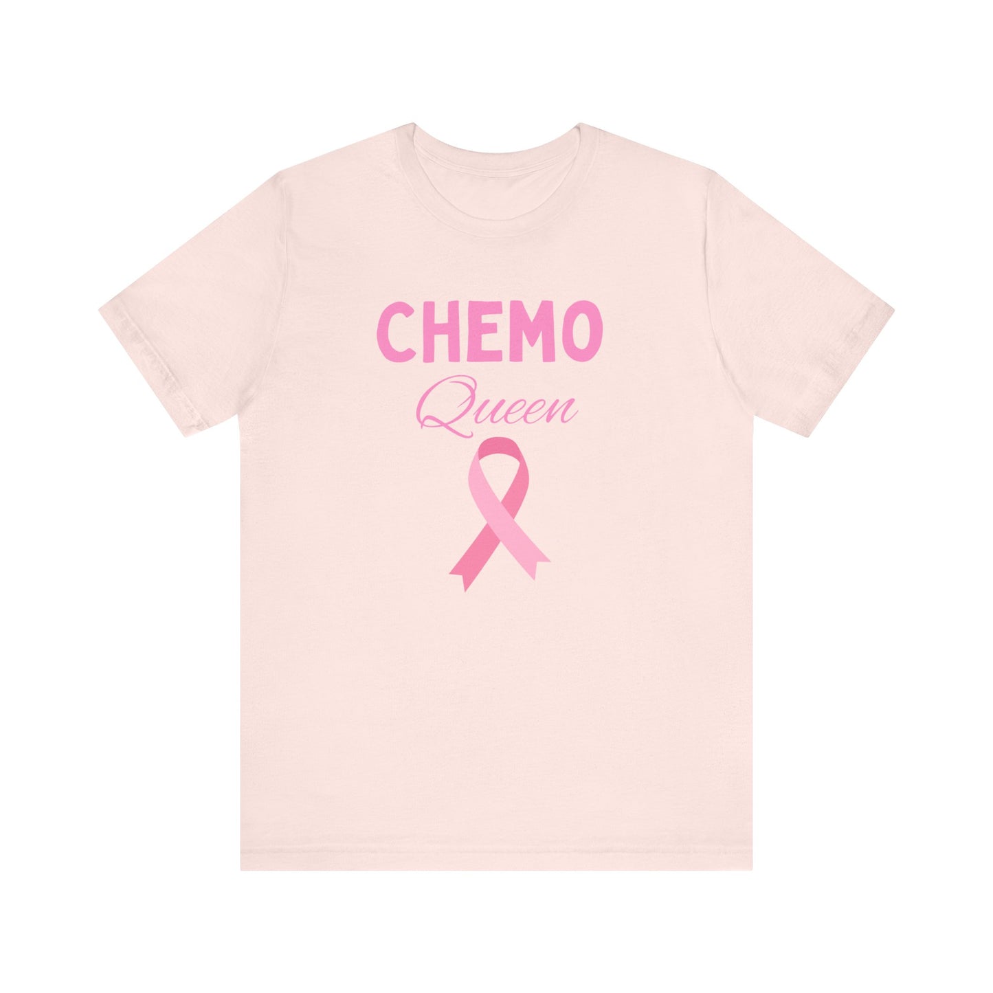 Breast cancer awareness chemo queen Unisex Jersey Short Sleeve Tee, breast cancer awareness