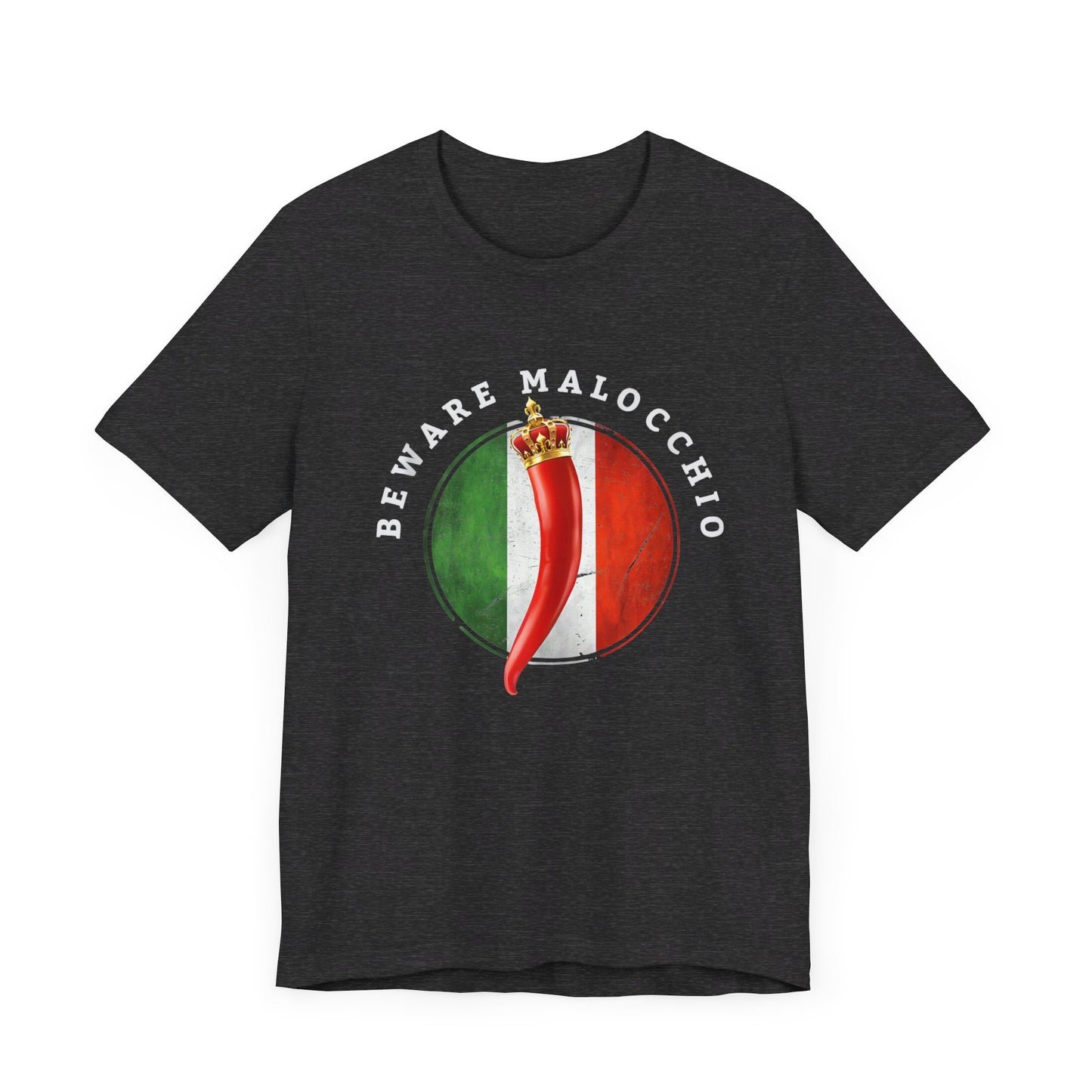 Italian inspired horn corno cornocello - beware of Macchio-evil eye-great Italian gift -  men and women shirt