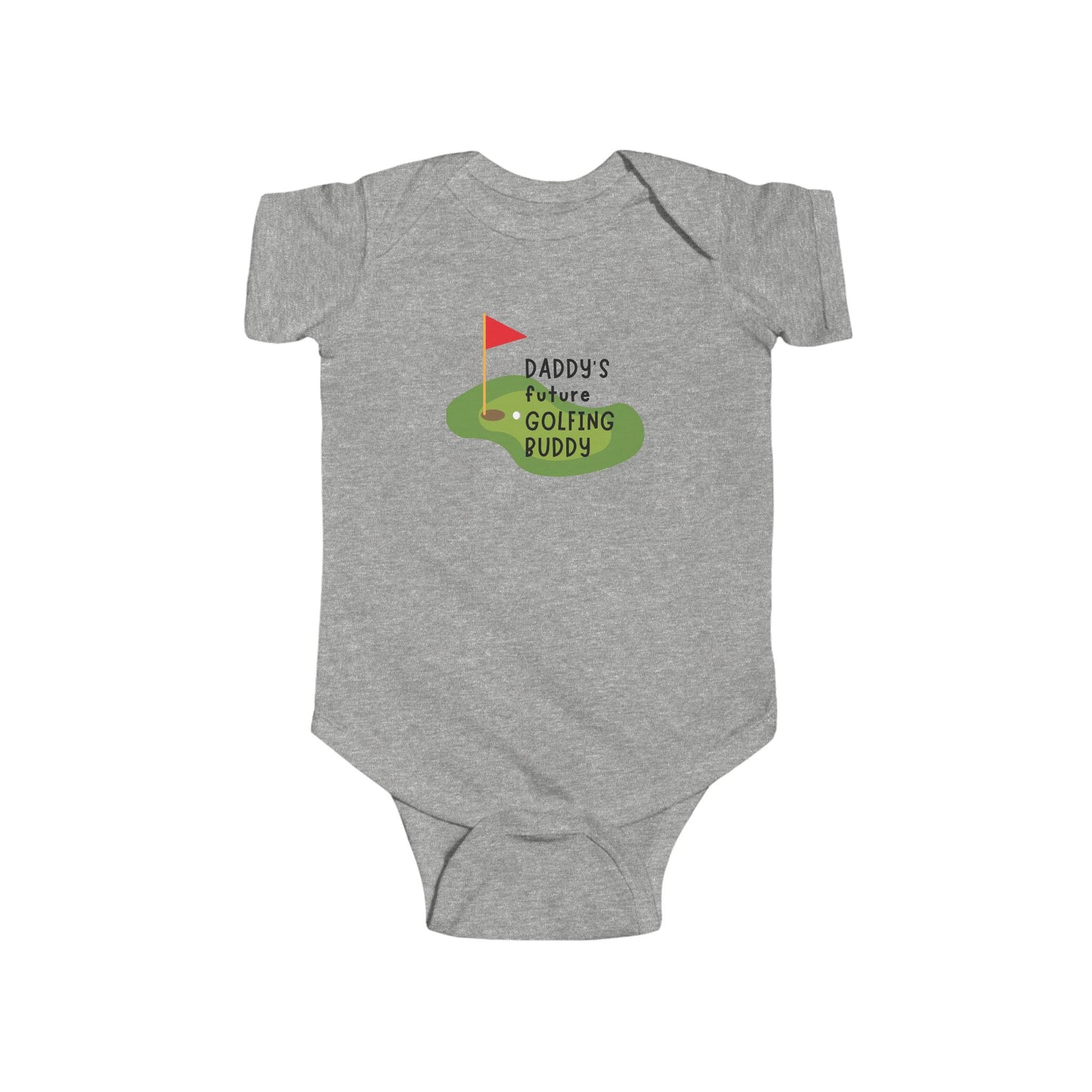 Daddy's Future Golfing Buddy Infant Bodysuit, Baby Gift, Golf Theme Outfit, Cute Infant Apparel, Baby Shower Gift, New Dad Gift