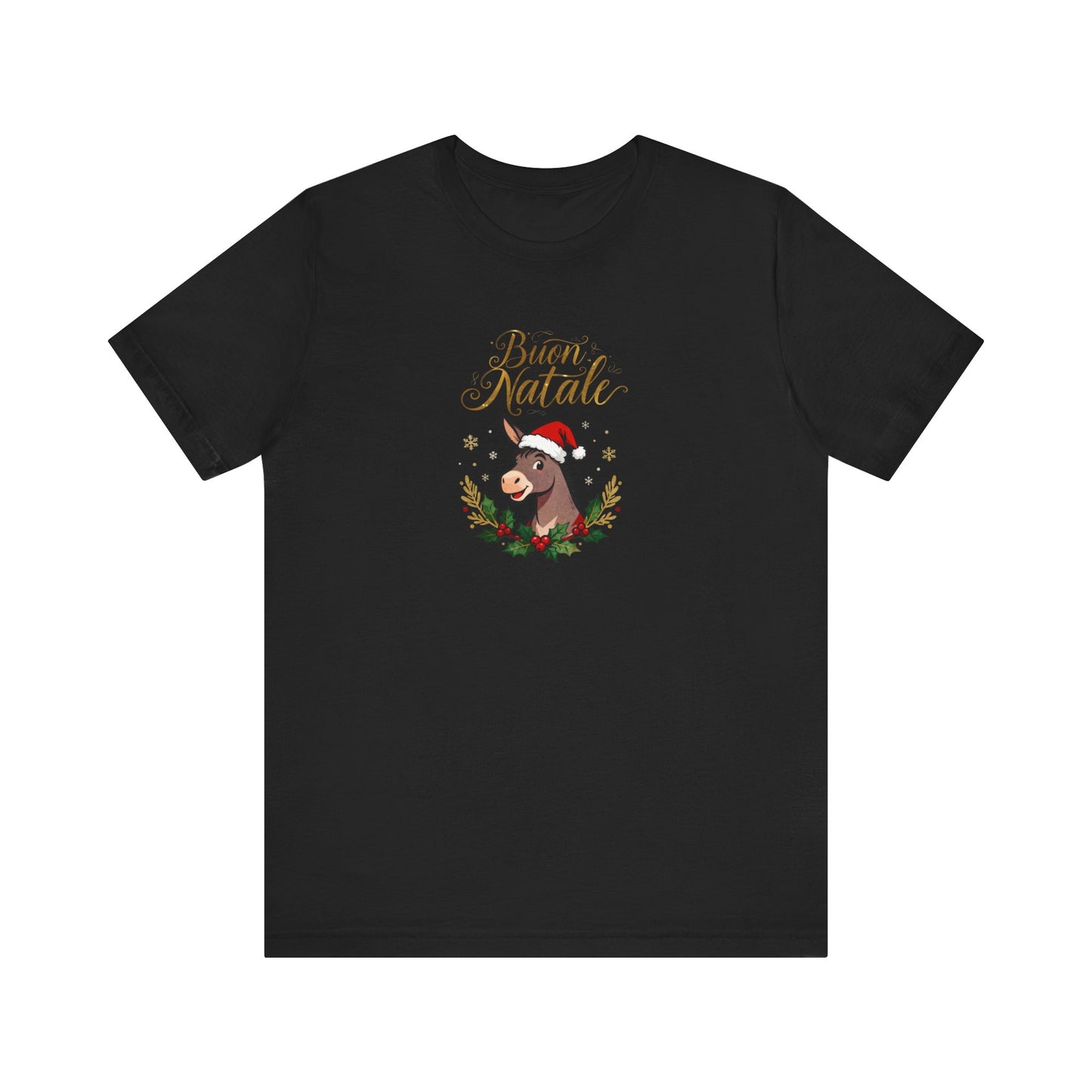 Buon Natale donkey Christmas Tee | Holiday Shirt