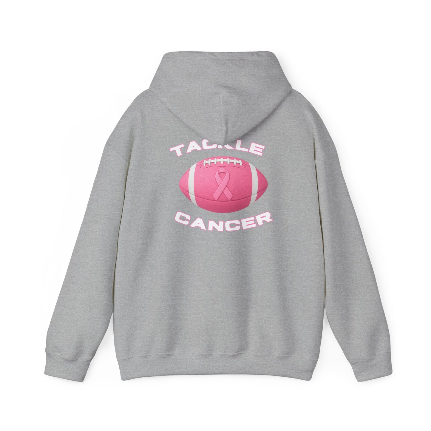 Pink Ribbon Football Hoodie - Tackle Cancer Awareness Sweatshirt, Unisex Gift, Support Breast Cancer Month, Sports Sweater, [...]