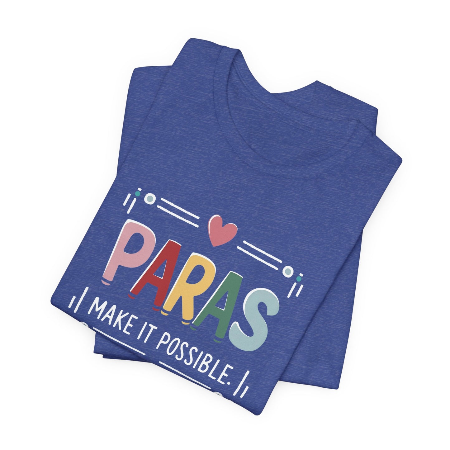 Paras Kids' Tee — Colorful Heart Design