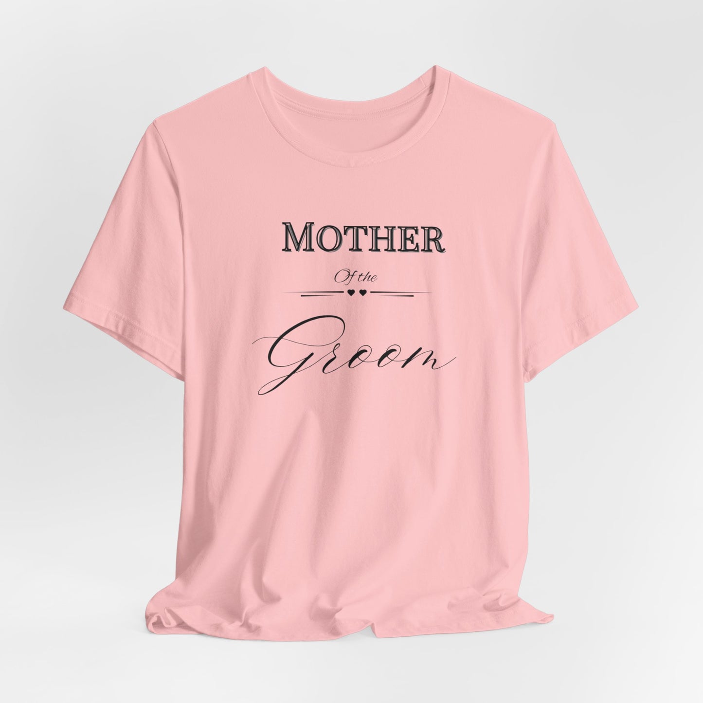 Mother of the groom of Unisex Jersey Short Sleeve Tee, bridal party shirt for grooms mother, wedding party shirts Express Delivery available