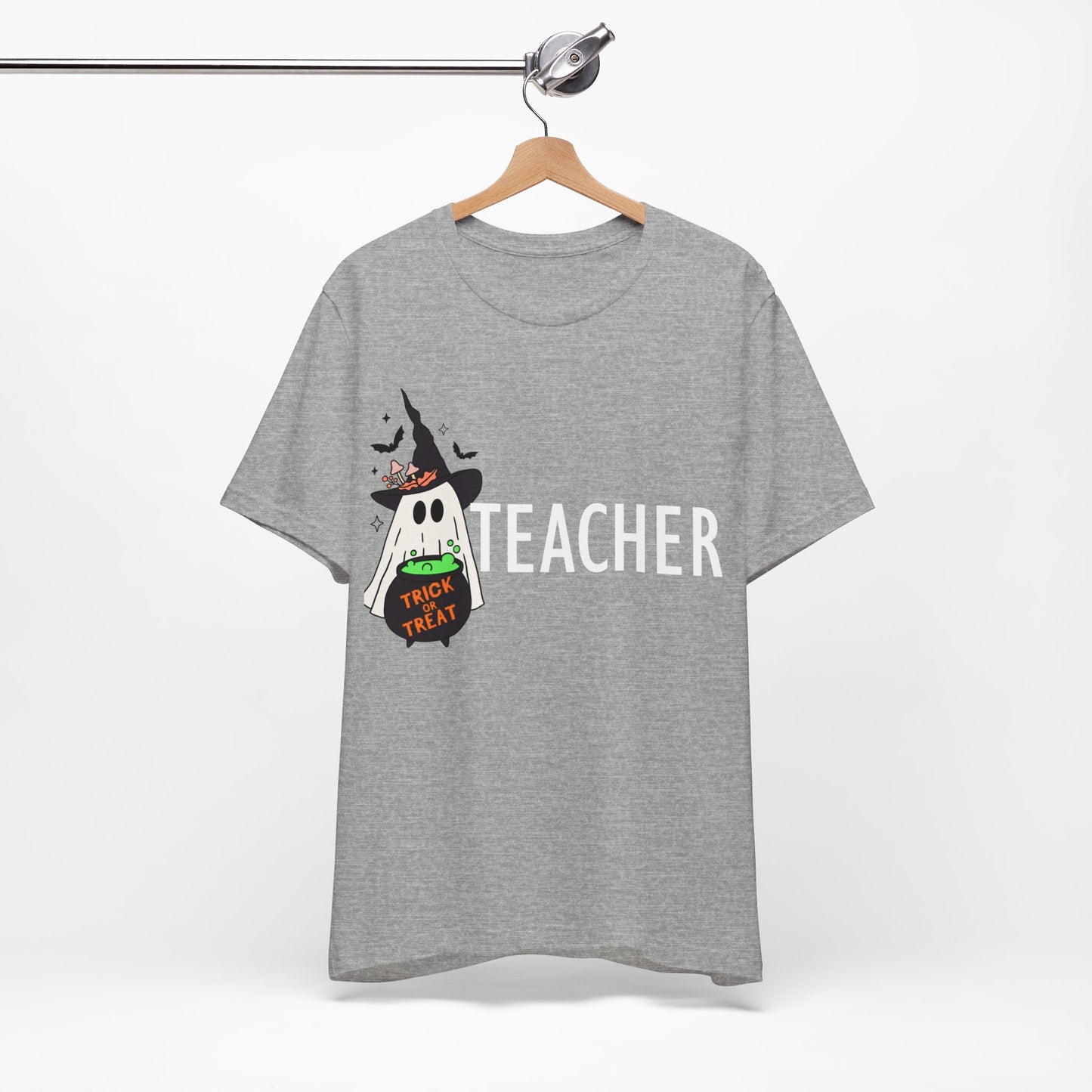 Teachers spooky  Jersey Short Sleeve Tee, I teach cutest pumpkins in the patch shirt for teacher, Halloween shirts. Men and women teacher shirts