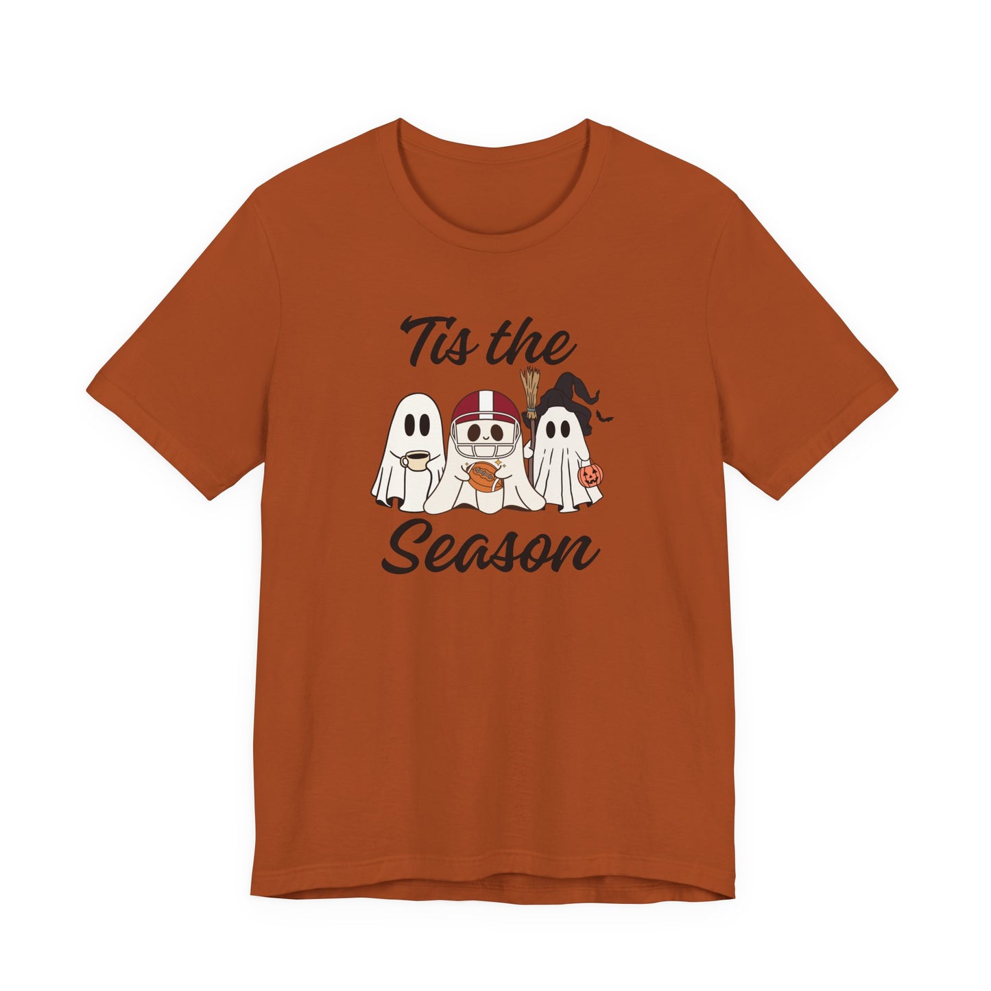 Funny Fall Football Ghost Tee