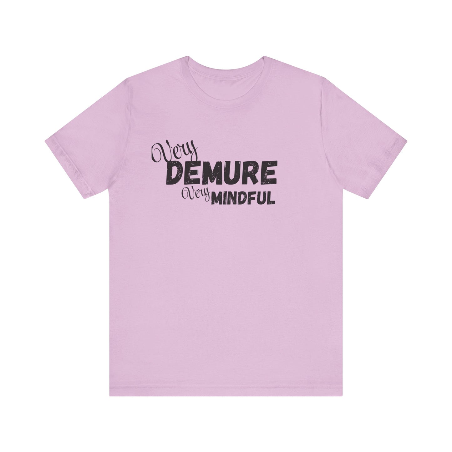 Very demure very mindful cutesy Short Sleeve Tee, tik tok trend shirt, perfect for back to school teen birthdays and Christmas