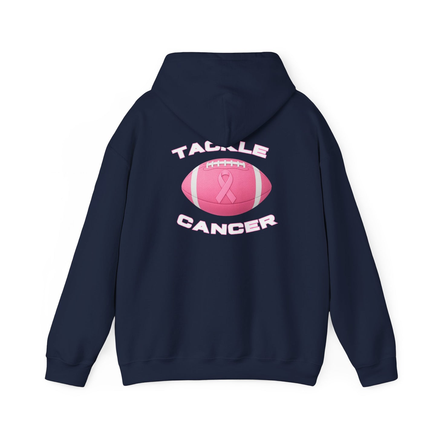 Pink Ribbon Football Hoodie - Tackle Cancer Awareness Sweatshirt, Unisex Gift, Support Breast Cancer Month, Sports Sweater, [...]