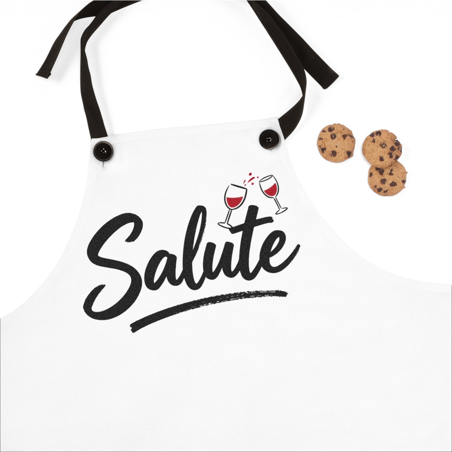Copy of Salute Wine Apron — Cheers Cooking Apron for Wine Lovers
