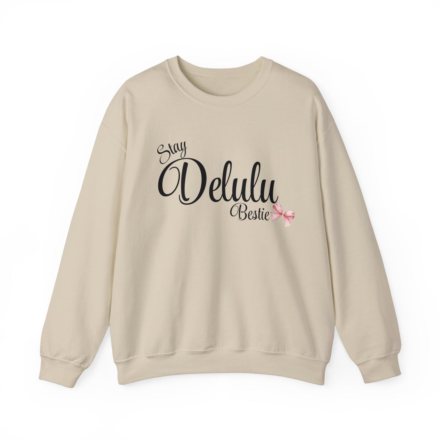Delulu trendy middle school boy and girl Unisex Heavy Blend™ Crewneck Sweatshirt.delulu style shirt coquette .sweatshirts for boys girl birthday Christmas