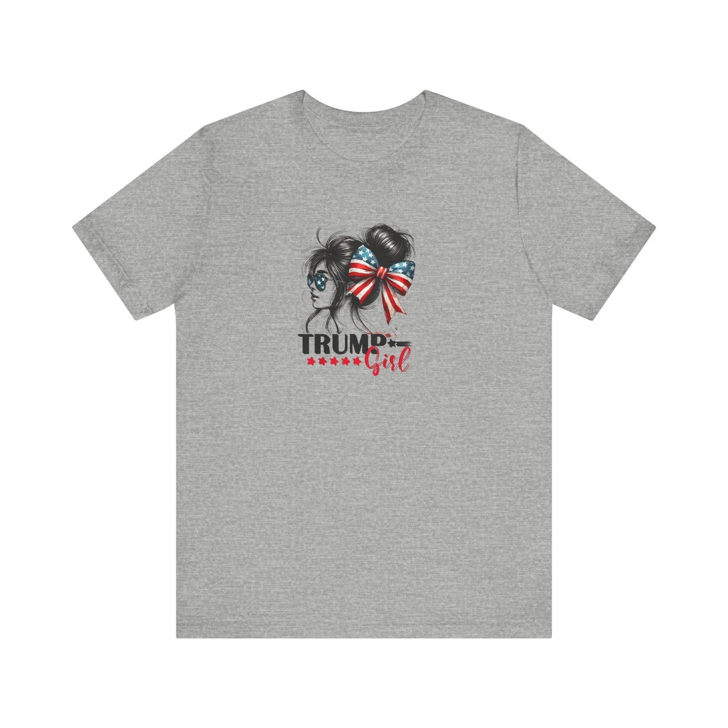 Funny Trump Girls Unisex Tee, Short Sleeve Election Shirt, Political Graphic Tshirt, Humorous President Top, Patriotic Clothes Gift