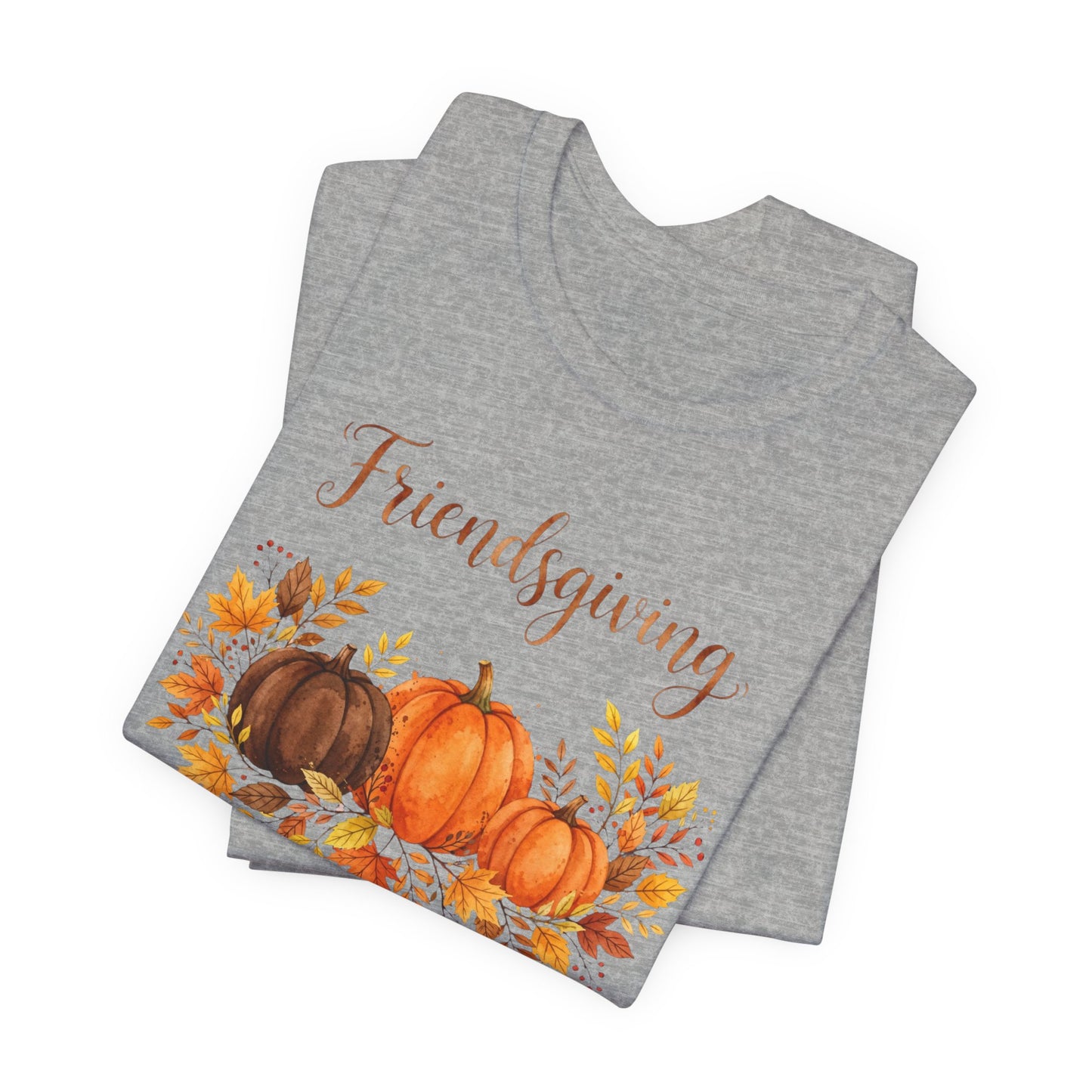 Friendsgiving Pumpkins Tee – Autumn Harvest Graphic T-Shirt