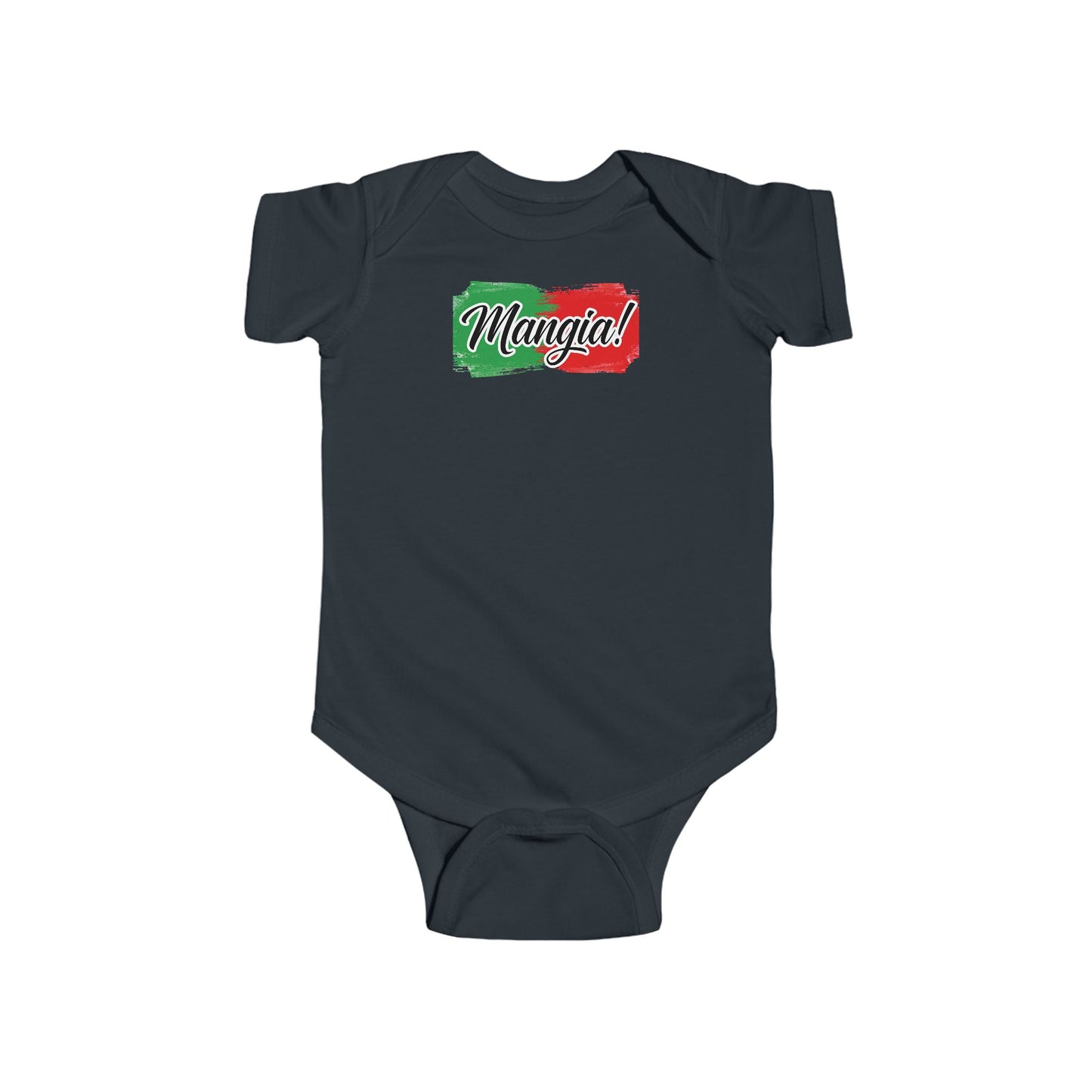 Mangia Let Eat Italian Baby Bodysuit
