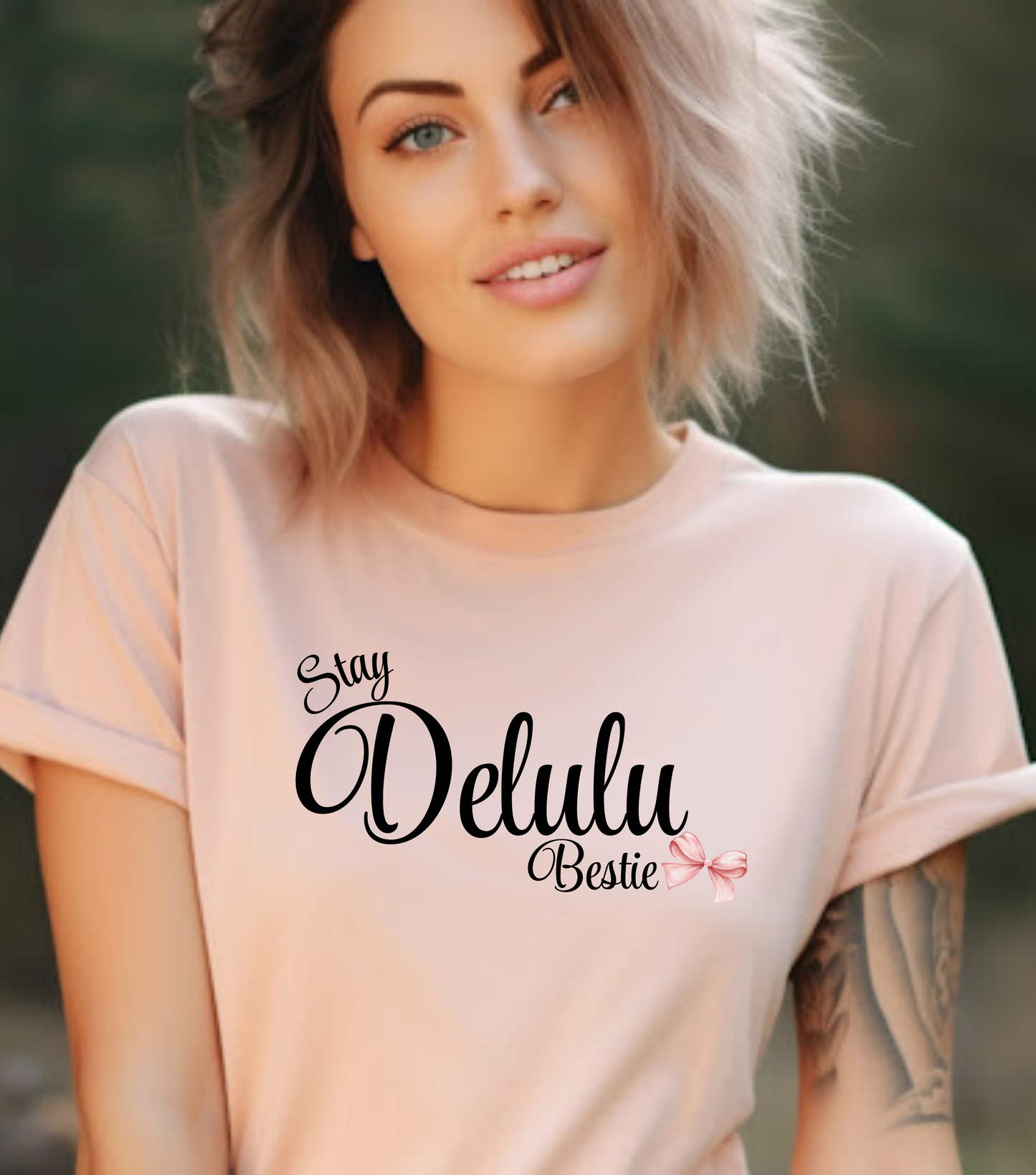 Delulu state of mind Unisex Jersey Short Sleeve Tee. Back to school shirt for middle school best friend shirts, stay Delulu besties