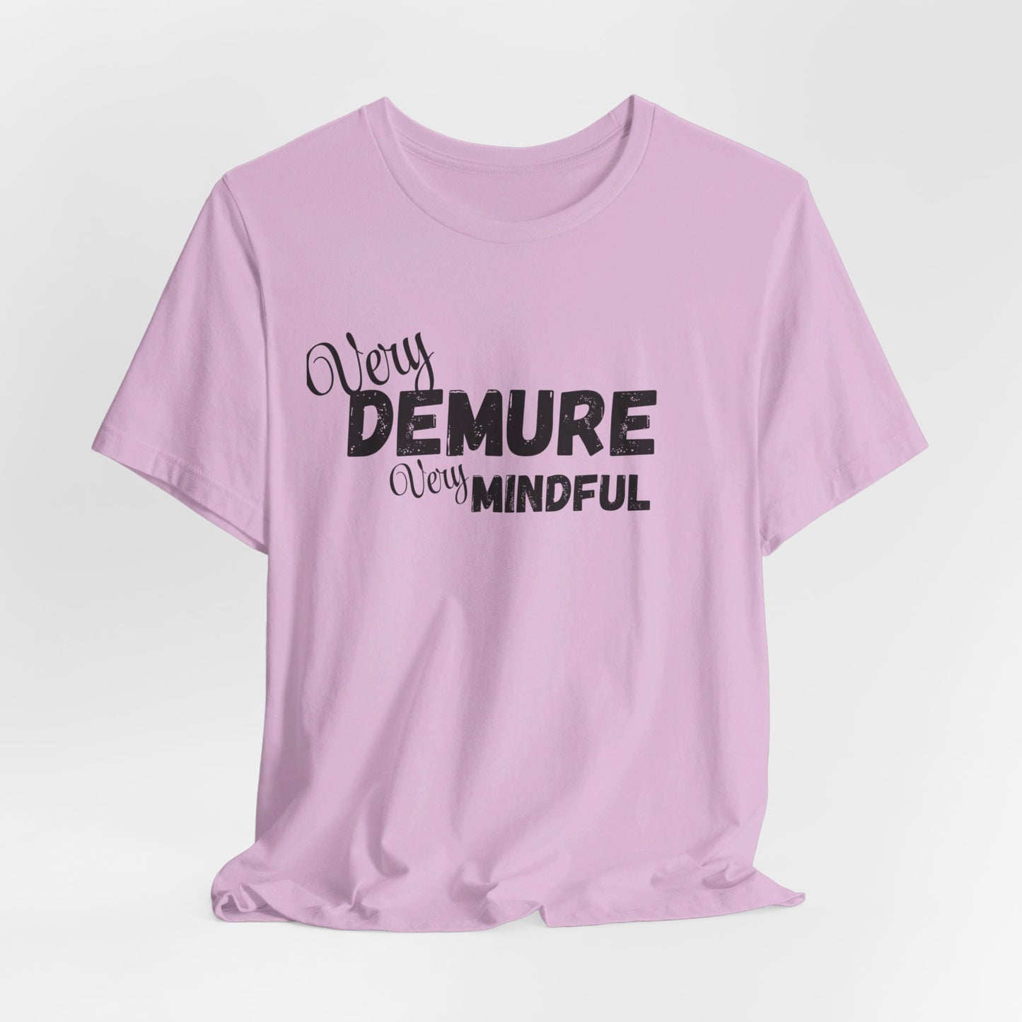 Very demure very mindful cutesy Short Sleeve Tee, tik tok trend shirt, perfect for back to school teen birthdays and Christmas