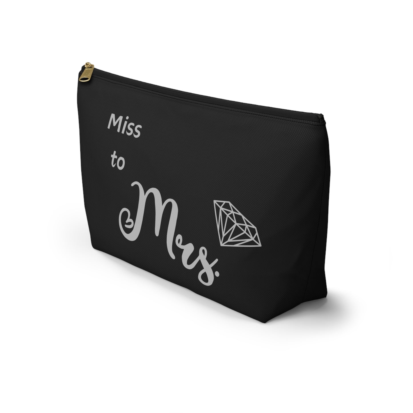 Engagement, bride to be, MRS, bride , makeup bag , accessory bag