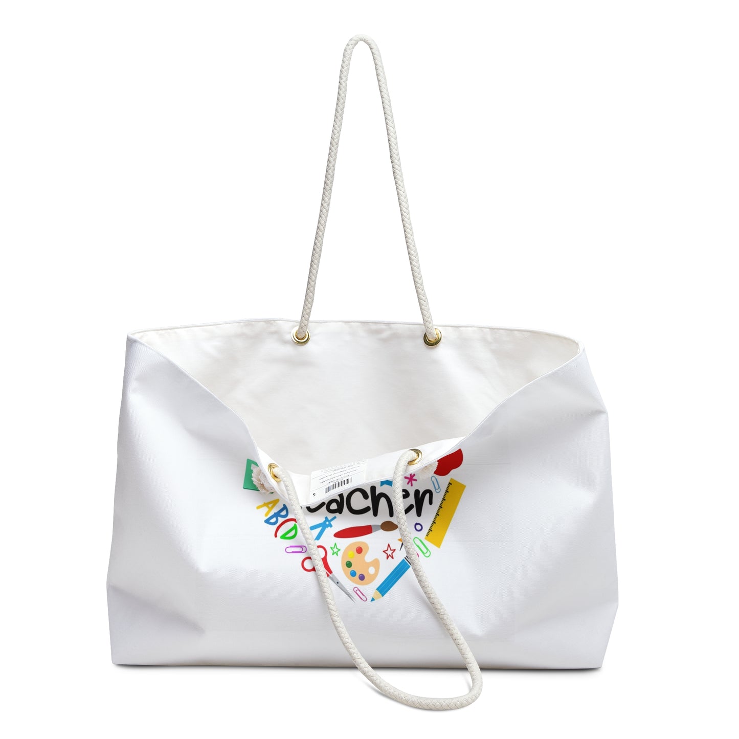 Teacher bag, teacher supplies Weekender Bag, great Christmas gift for teacher or family members