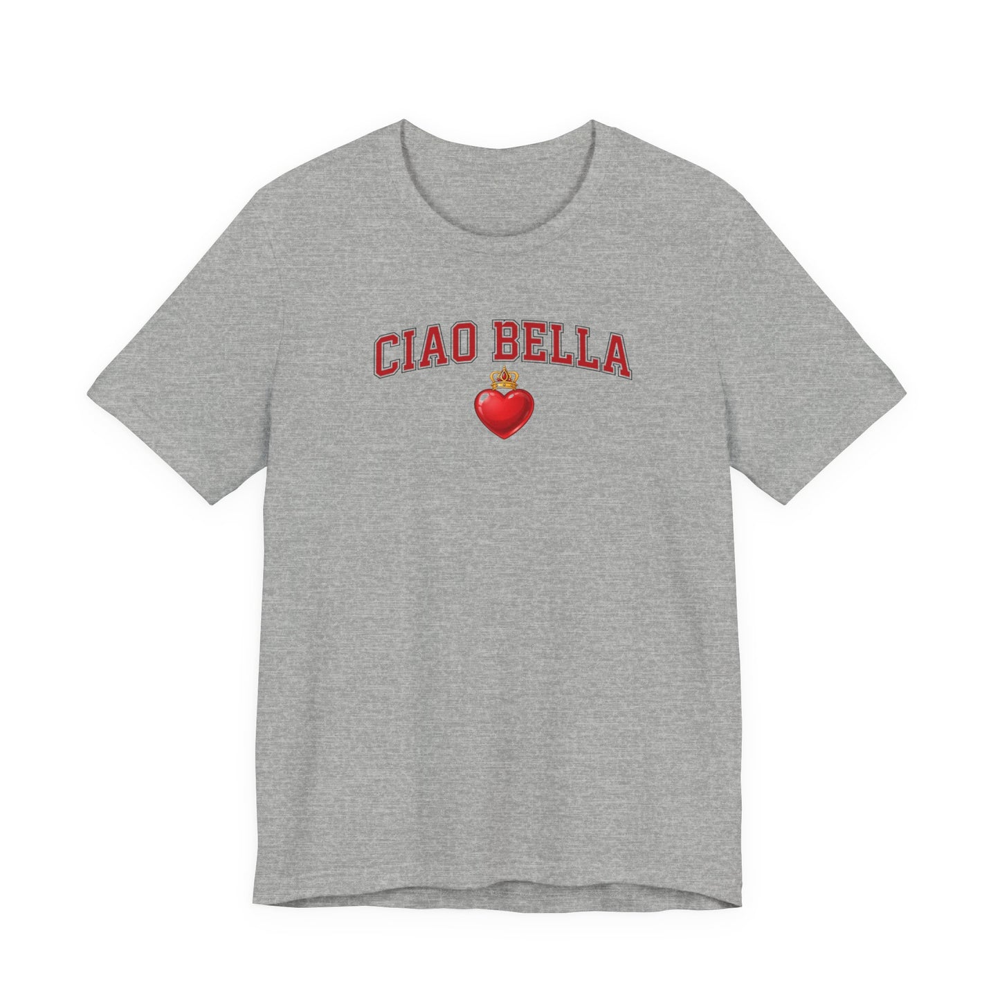 Ciao Bella Tee — Italian Heart Graphic T-Shirt