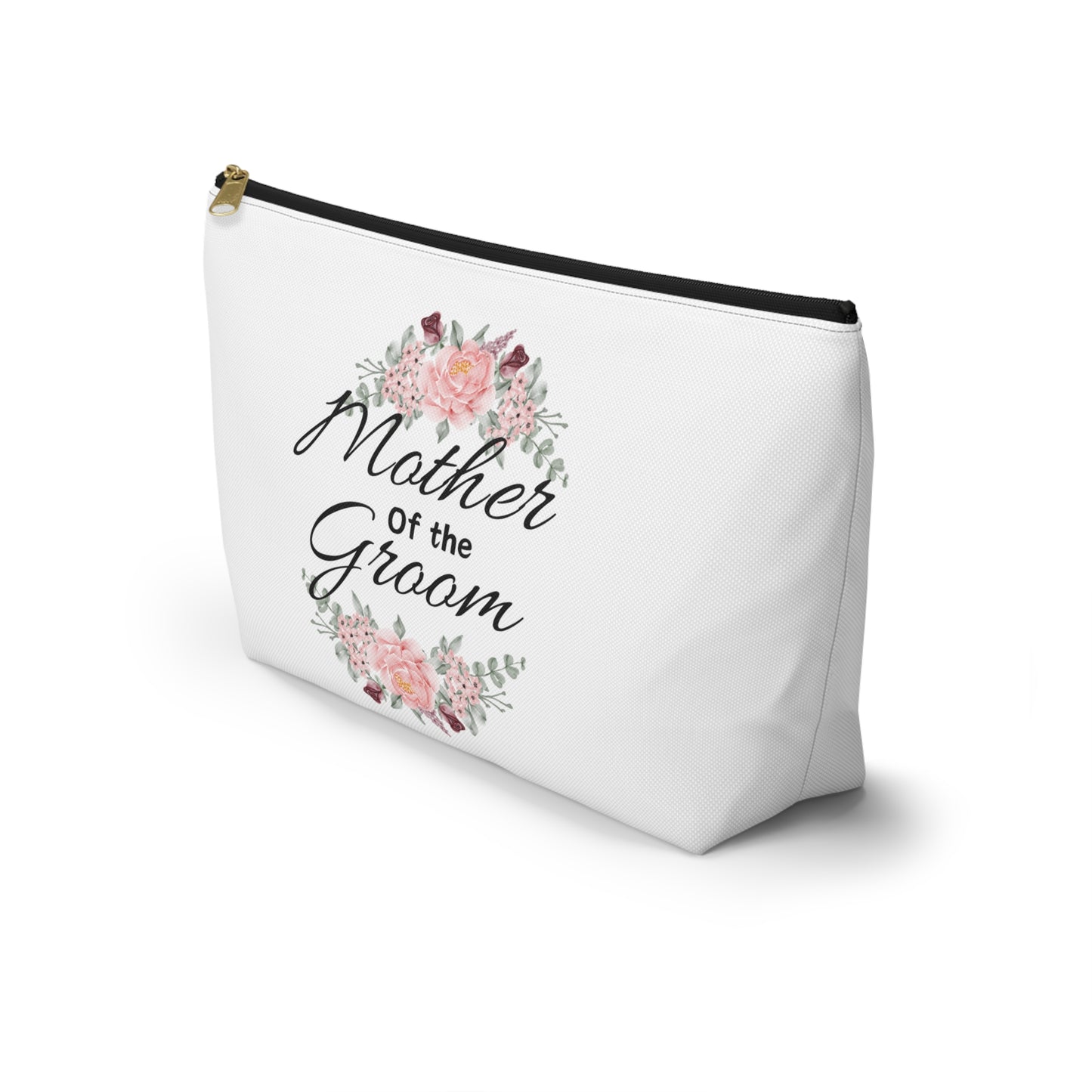 Mother of the groom , wedding favor, toiletry bag , makeup bag , accessory bag great bags for a while, wedding parties, bridal party gift bags