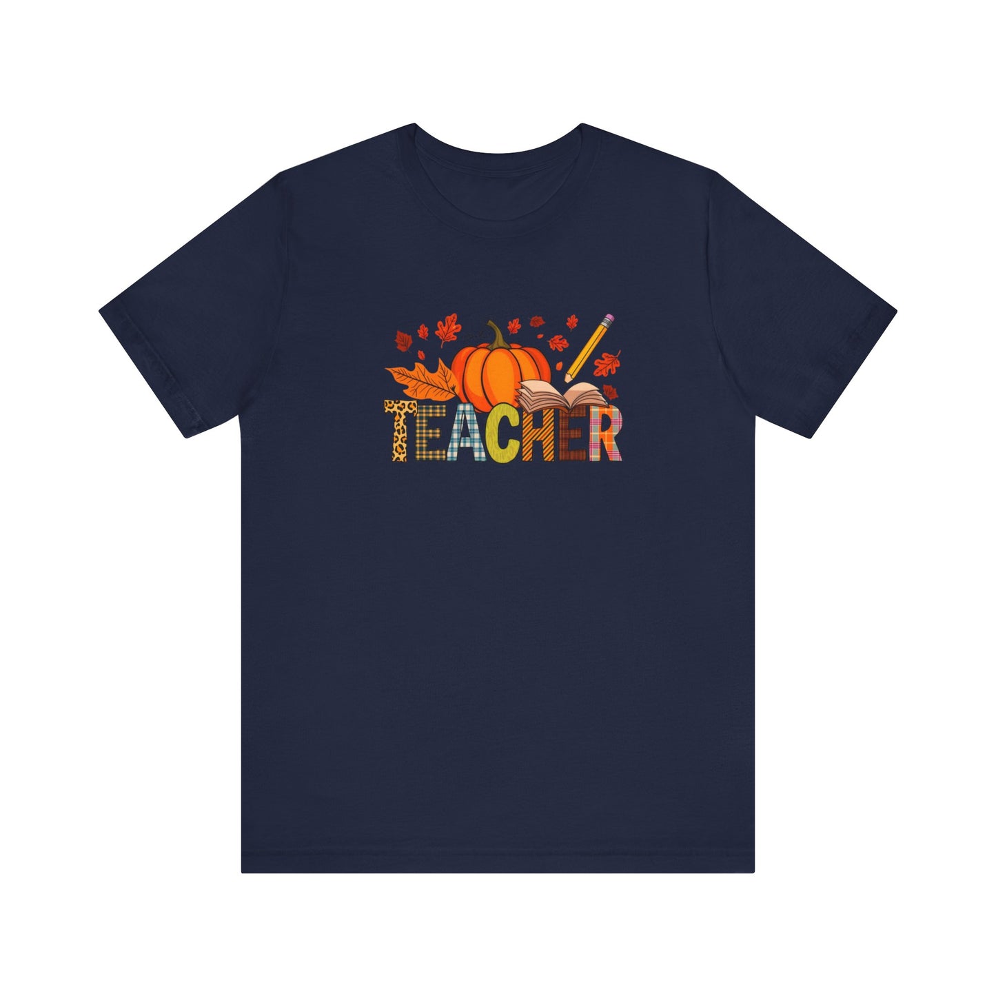 Autumn Teacher Tee - Perfect for Fall Celebrations, Teacher Appreciation, Classroom Spirit, Halloween & Thanksgiving, Gift for Educators
