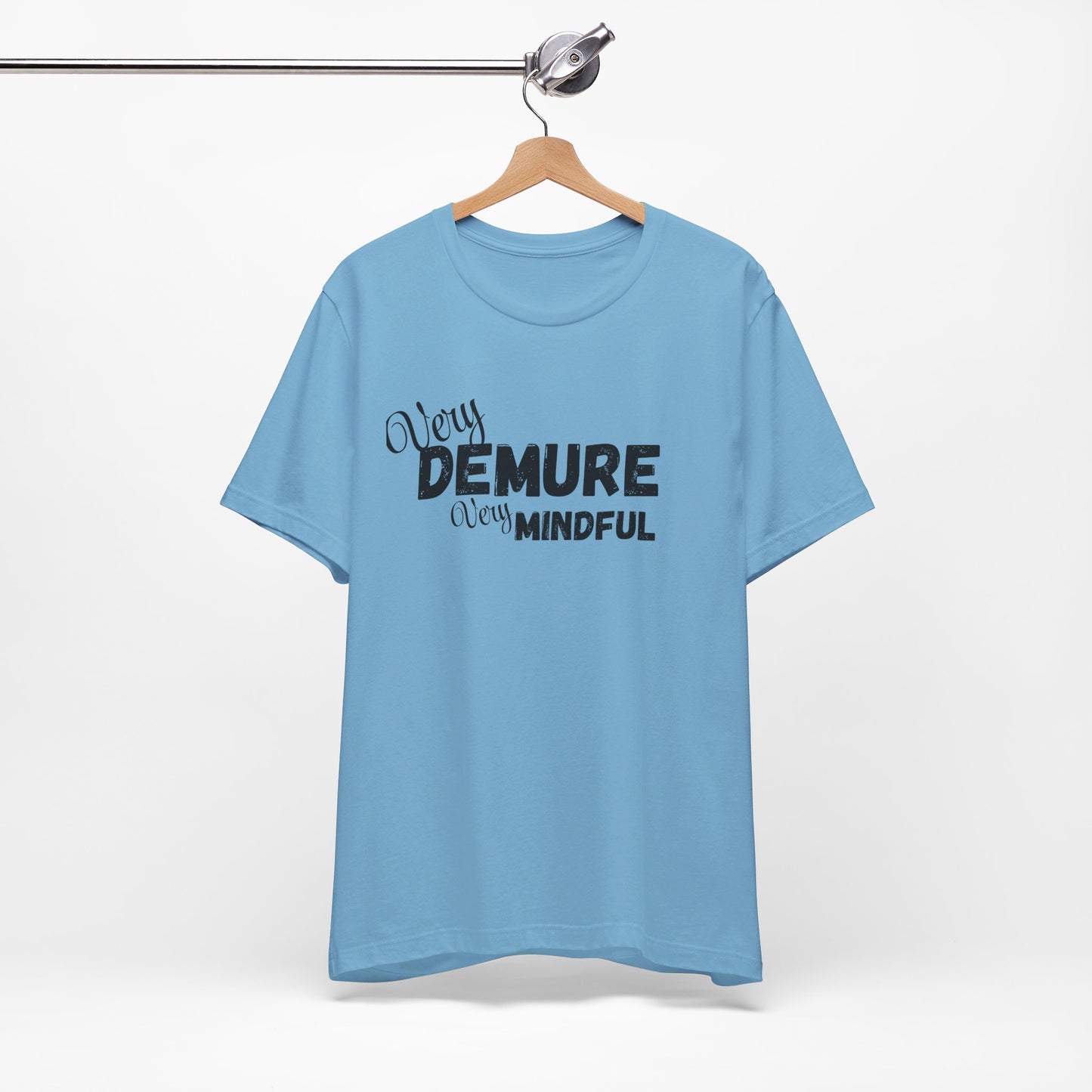 Very demure very mindful cutesy Short Sleeve Tee, tik tok trend shirt, perfect for back to school teen birthdays and Christmas