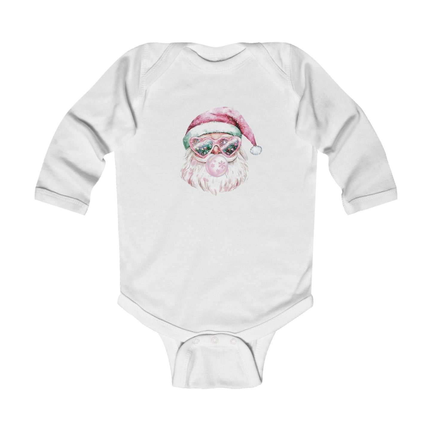 Cool Santa with Sunglasses Infant Bodysuit | Christmas Baby Romper