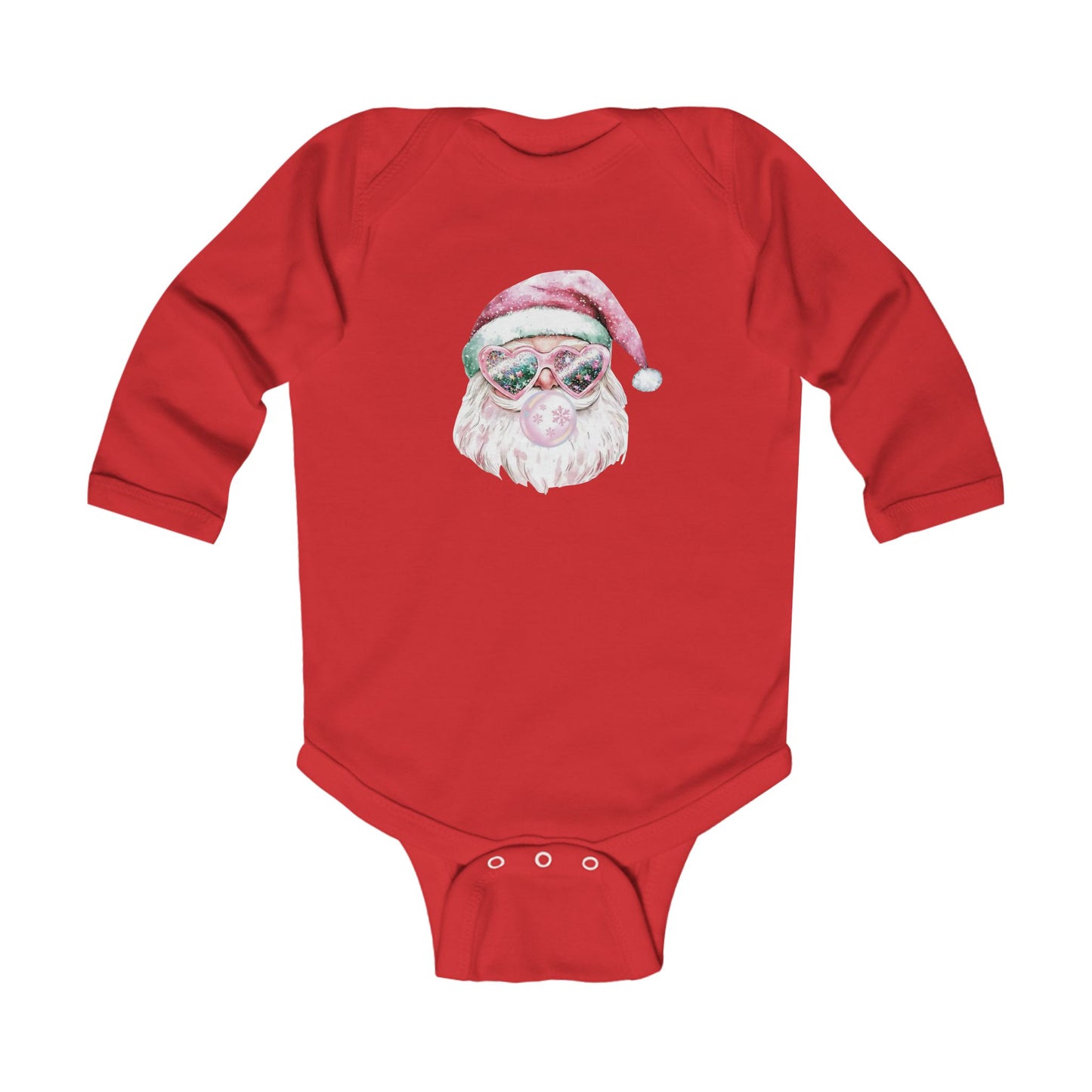 Cool Santa with Sunglasses Infant Bodysuit | Christmas Baby Romper