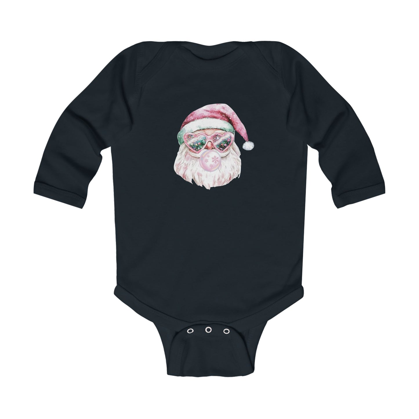Cool Santa with Sunglasses Infant Bodysuit | Christmas Baby Romper