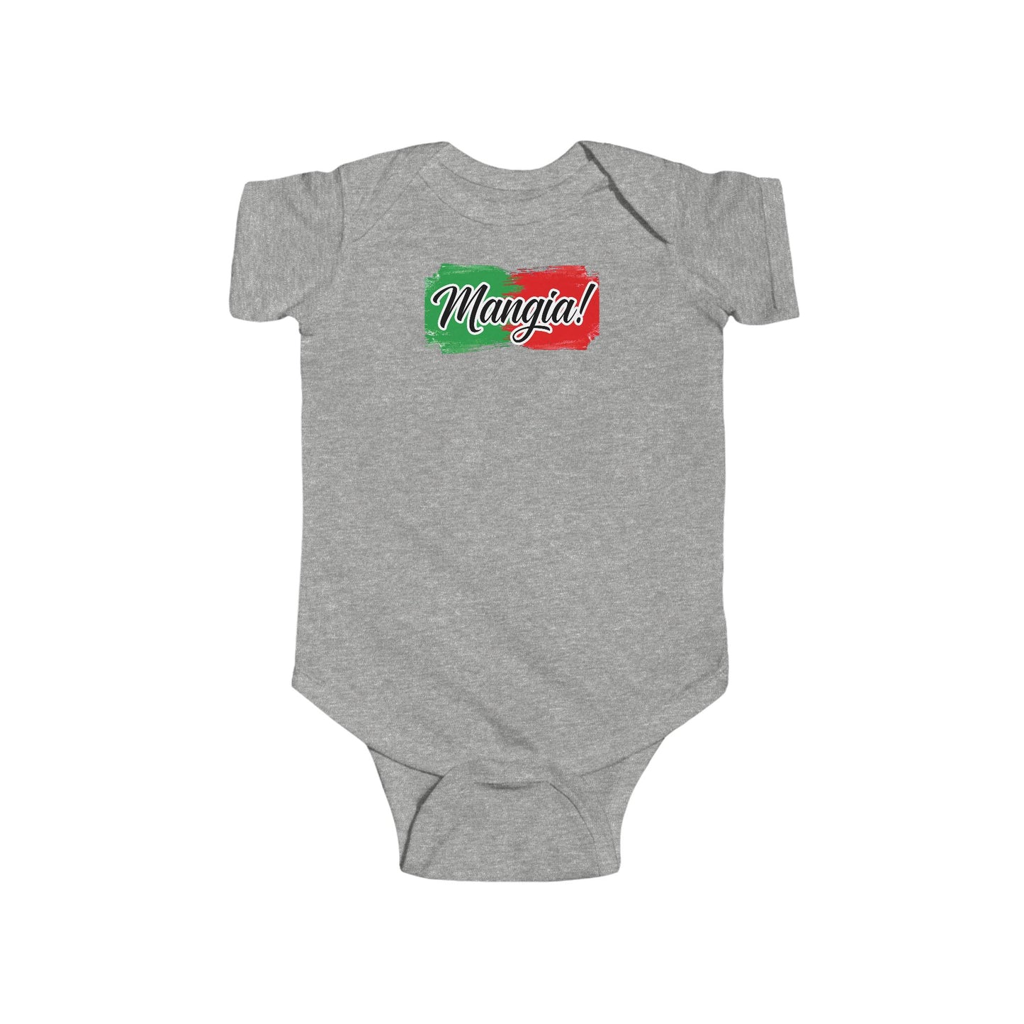 Mangia Let Eat Italian Baby Bodysuit