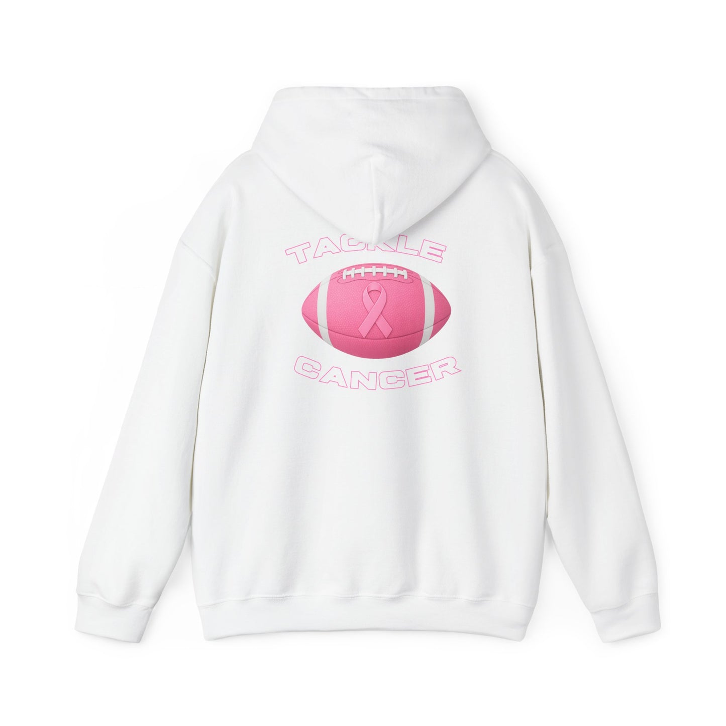 Pink Ribbon Football Hoodie - Tackle Cancer Awareness Sweatshirt, Unisex Gift, Support Breast Cancer Month, Sports Sweater, [...]