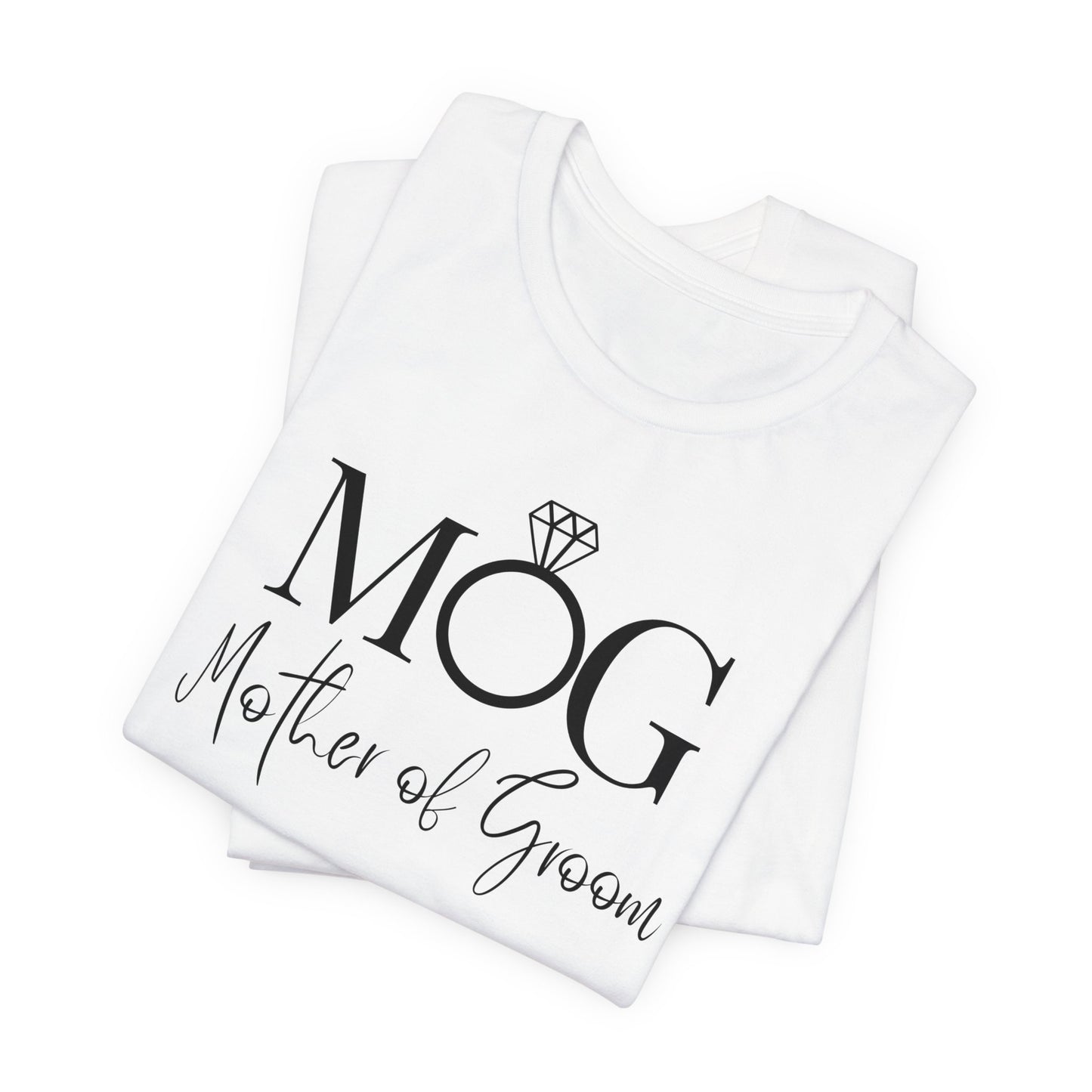 Mother of the groom of Unisex Jersey Short Sleeve Tee, bridal party shirt for grooms mother, wedding party shirts Express Delivery available