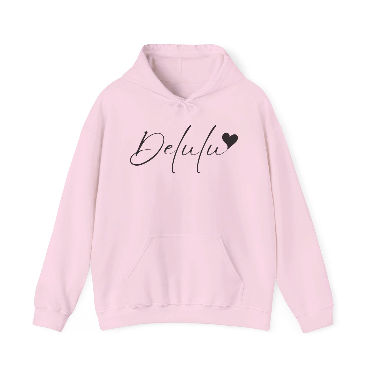 Delulu Unisex Heavy Blend™ Hooded Sweatshirt, teen trendy sweatshirt, back to school Christmas birthday gift shirts , middle school favorite