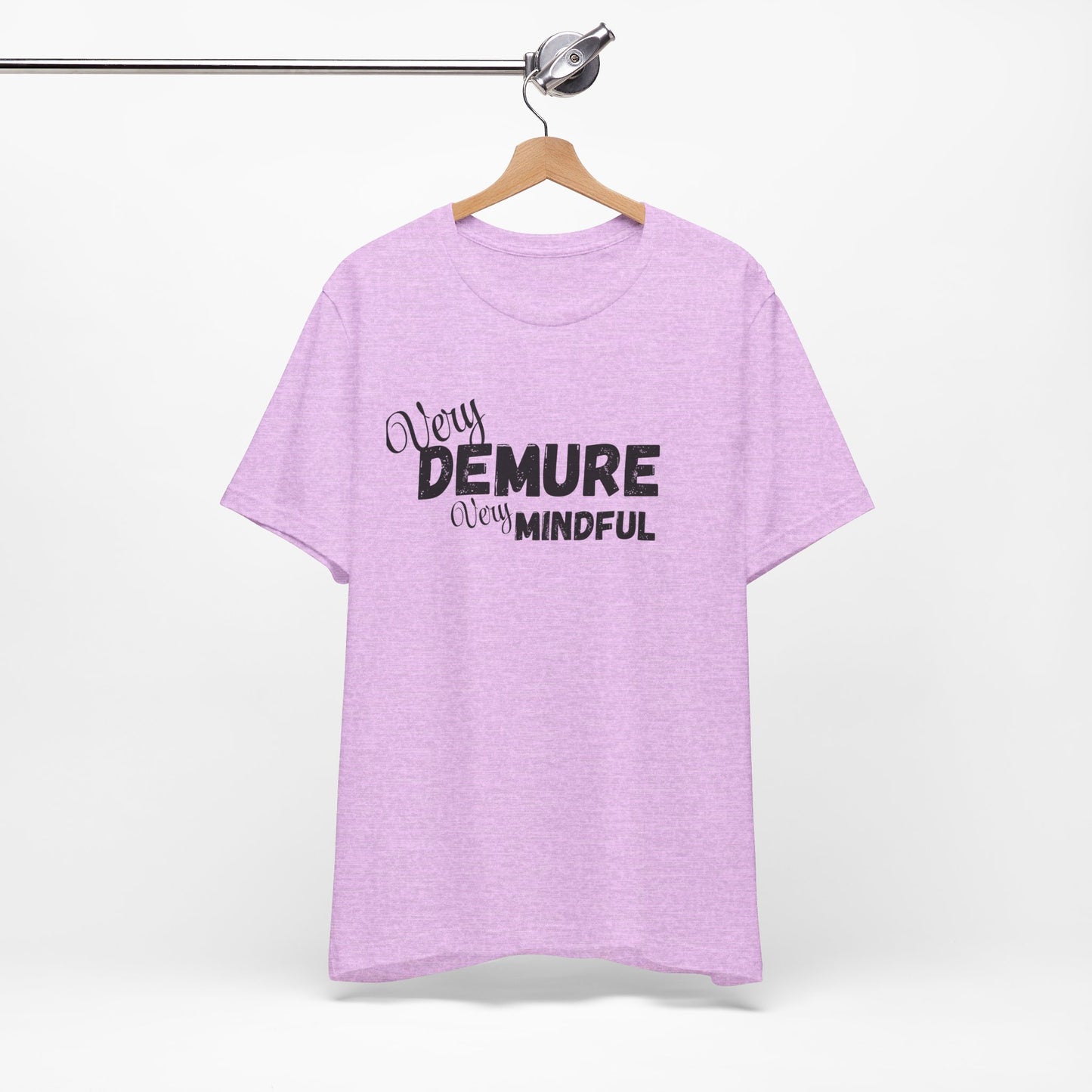 Very demure very mindful cutesy Short Sleeve Tee, tik tok trend shirt, perfect for back to school teen birthdays and Christmas