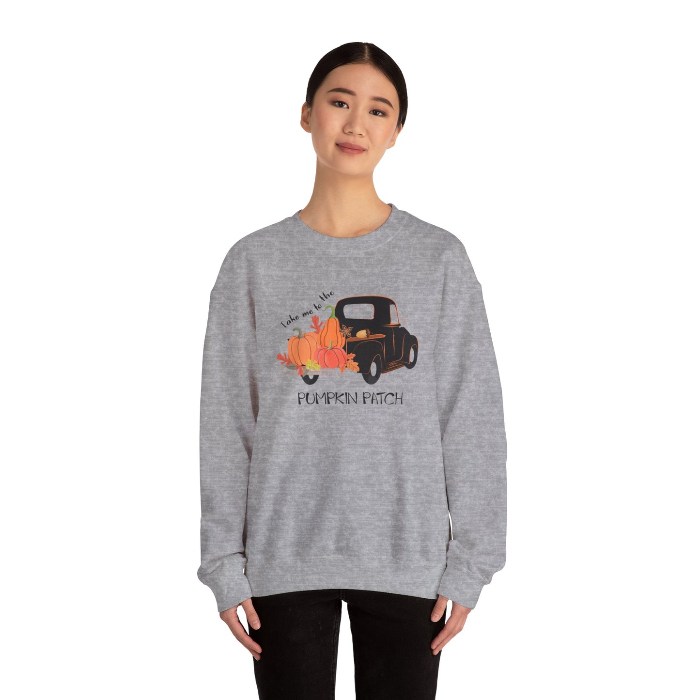 Pumpkin Patch Sweatshirt, Fall Harvest Crewneck, Autumn Pumpkin Picking Shirt, Halloween Top, Thanksgiving Apparel, Cozy Pumpkin Sweatshirt