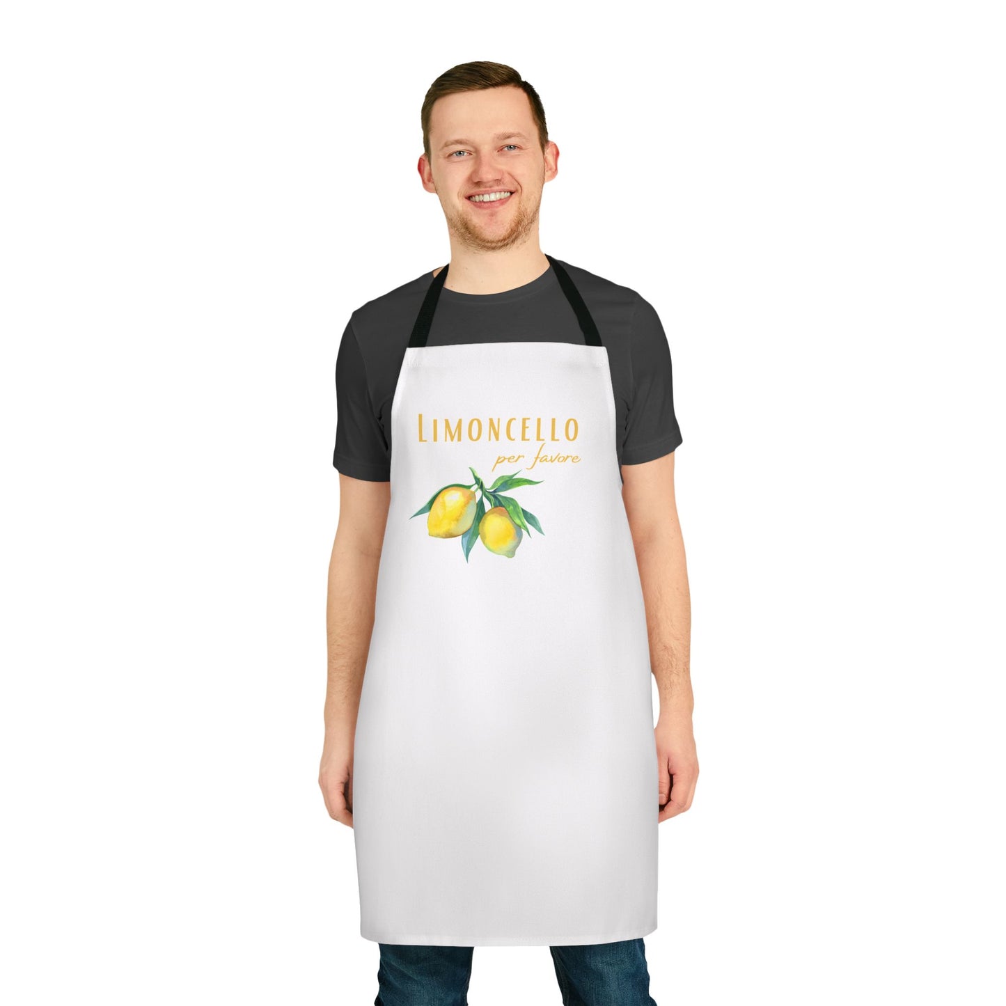 Italian kitchen apron, Limoncello please, baking gift, birthday gift, Kitchen apron