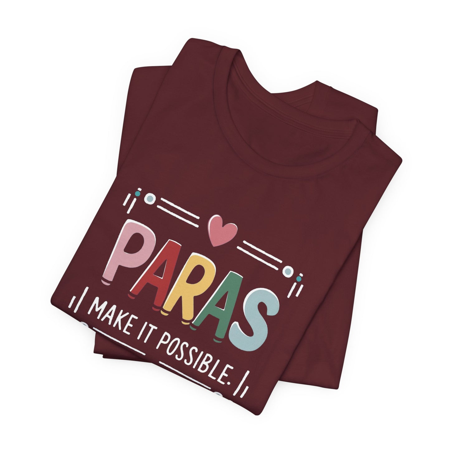 Paras Kids' Tee — Colorful Heart Design