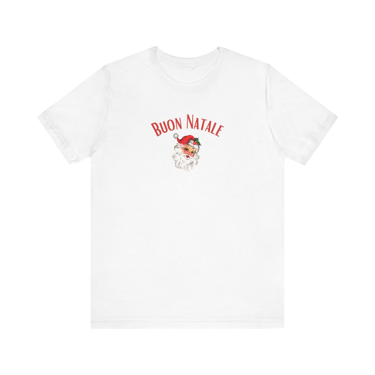 Buon Natale Christmas Unisex Tee, Matching Family Shirt, Merry Christmas T-Shirt, Holiday Apparel, Festive Top