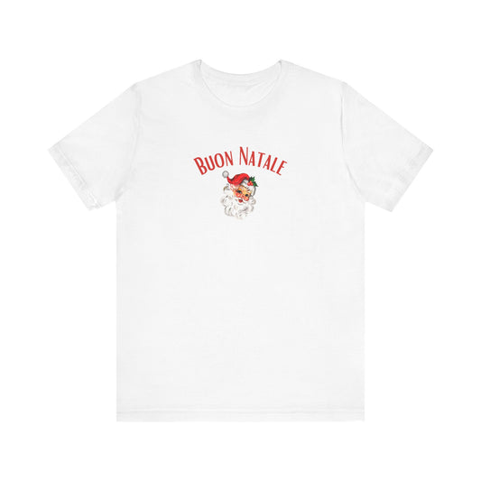 Buon Natale Christmas Unisex Tee, Matching Family Shirt, Merry Christmas T-Shirt, Holiday Apparel, Festive Top