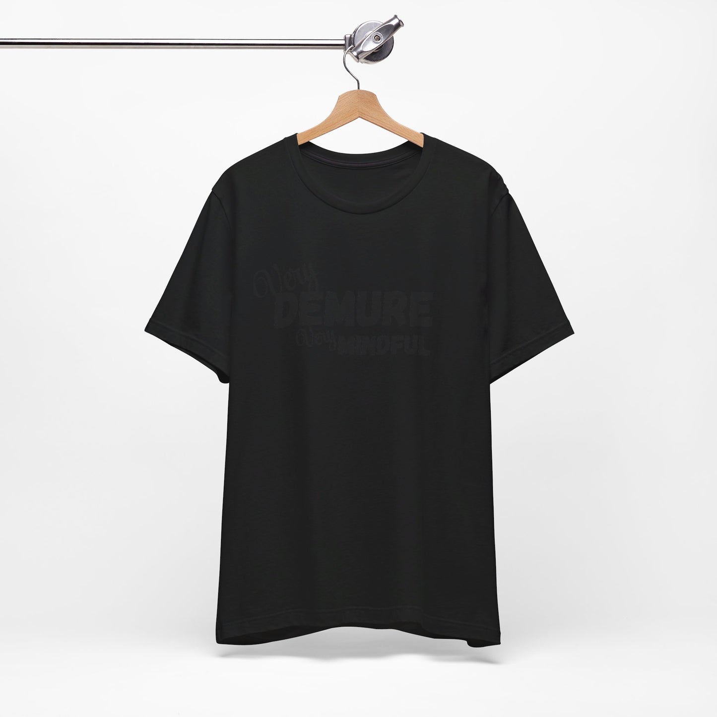 Very demure very mindful cutesy Short Sleeve Tee, tik tok trend shirt, perfect for back to school teen birthdays and Christmas