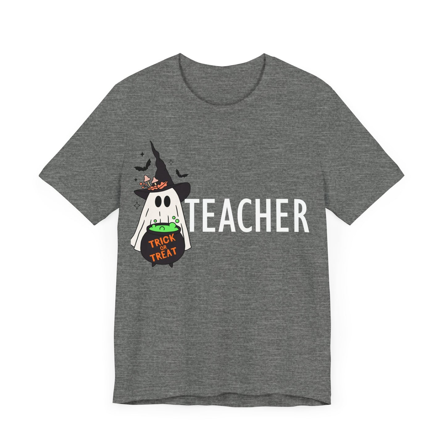 Teachers spooky  Jersey Short Sleeve Tee, I teach cutest pumpkins in the patch shirt for teacher, Halloween shirts. Men and women teacher shirts