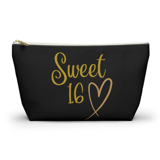 Copy of Sweet 16, party favor  , makeup bag , accessory bag
