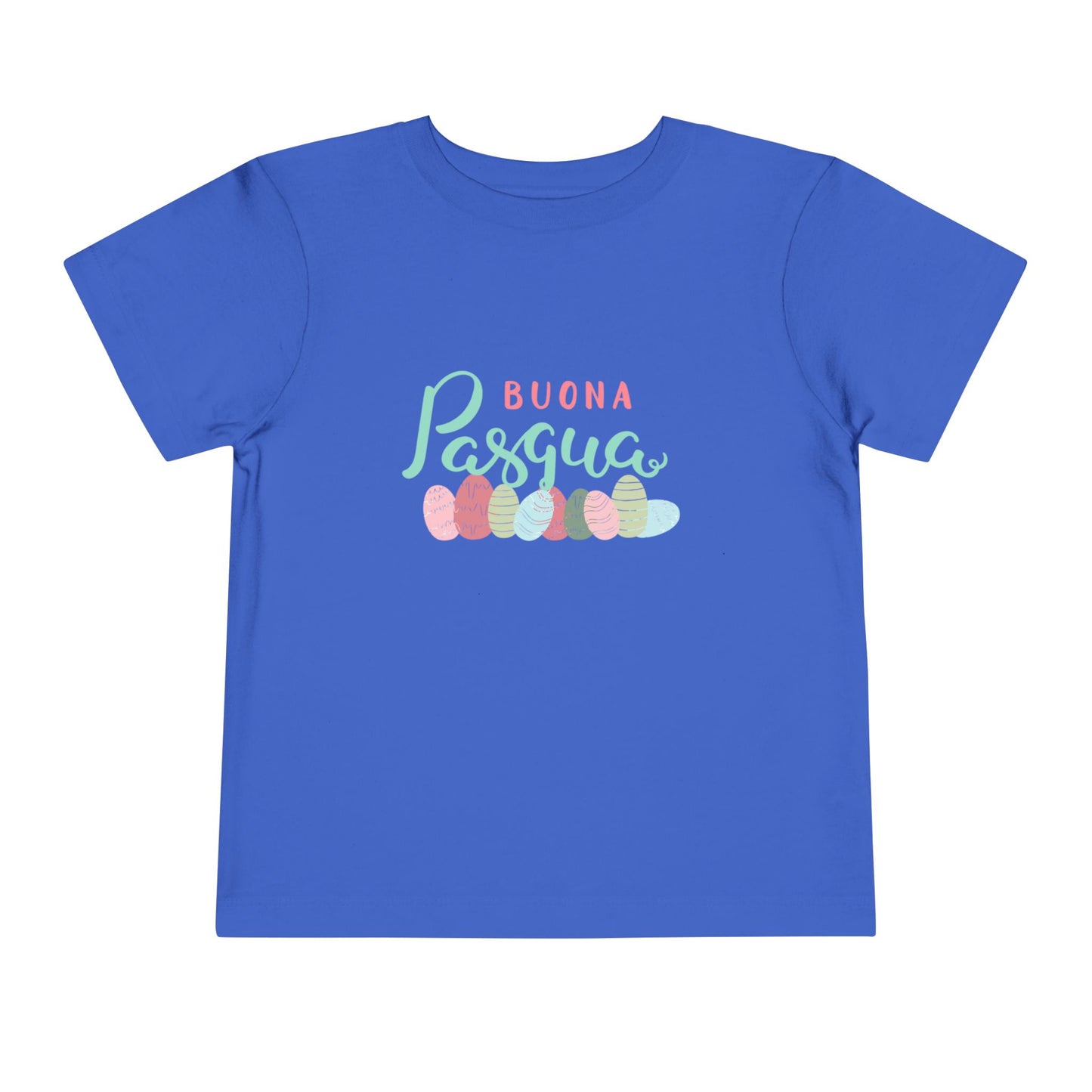 Easter Toddler Tee, Soft Cotton Short Sleeve, Cute Spring Shirt, Kids Easter Outfit, Buona Pasqua Design