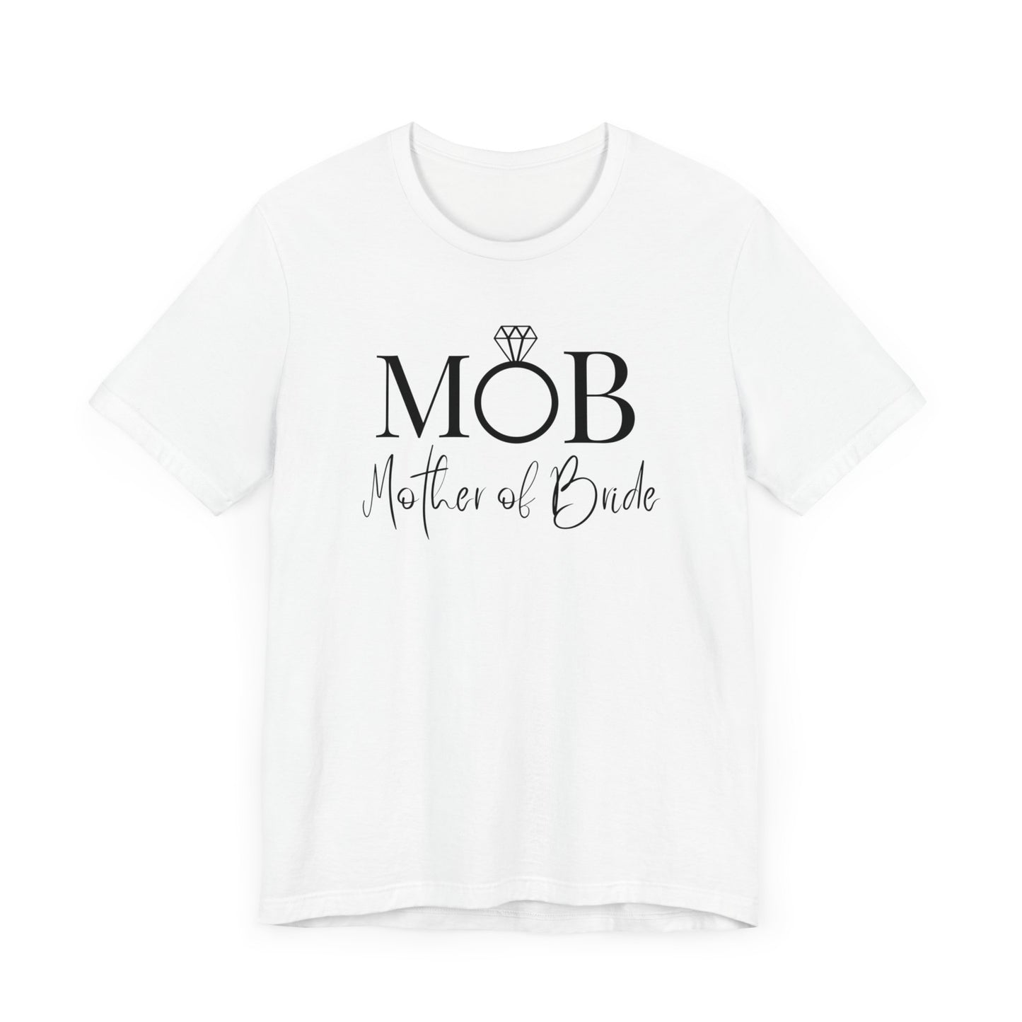Mother  of the bride of Unisex Jersey Short Sleeve Tee, bridal party shirt for mom, wedding party shirts