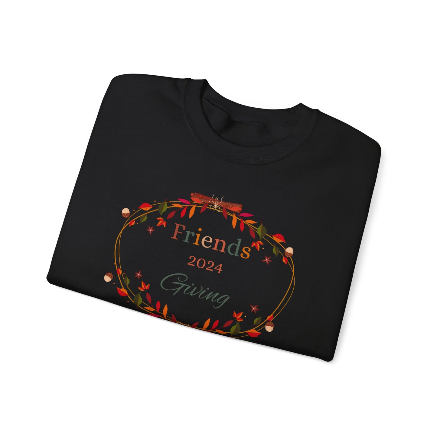 Friendsgiving 2024 Sweatshirt, Thanksgiving Crewneck ,Fall Feast Pullover, Holiday Gathering Sweater, Autumn Celebration Top
